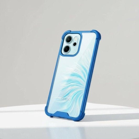 Bumper Hülle Verstärkt Farbverlauf Flexibles Silikon für Oppo Reno 14