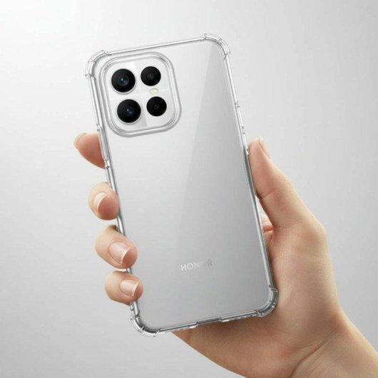 Robuste Hülle La Casa de las Carcasas TPU Transparent mit verstärkten Ecken für Honor 400 Smart