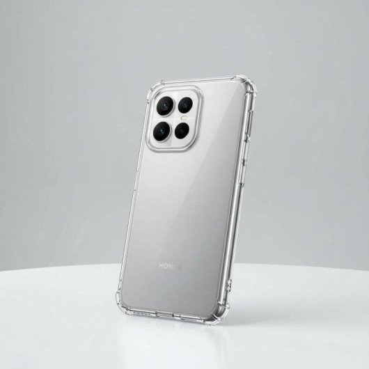 Robuste Hülle La Casa de las Carcasas TPU Transparent mit verstärkten Ecken für Honor 400 Smart