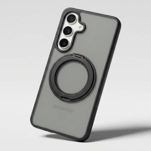 Funda Ring Compatible con Magsafe Negra para Samsung Galaxy S26 de La Casa de las Carcasas