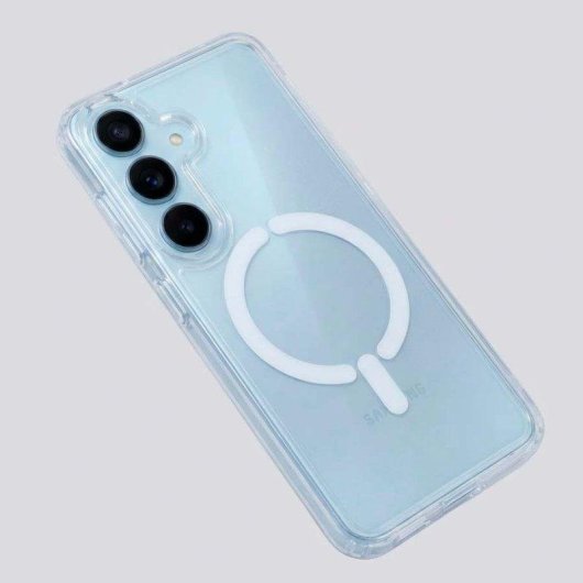 Funda para móvil La Casa de las Carcasas Transparente Compatible con Magsafe para Samsung Galaxy S26
