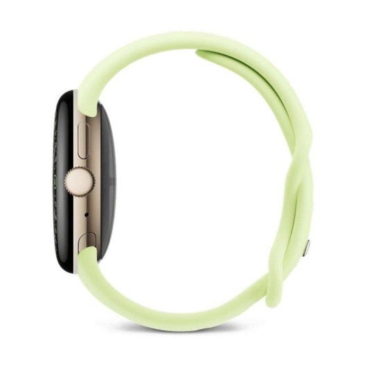 Google Pixel Watch 4 LTE 41mm Oro Champagne Cinturino Verde Lime S/L IP68 SpO2 Cardio