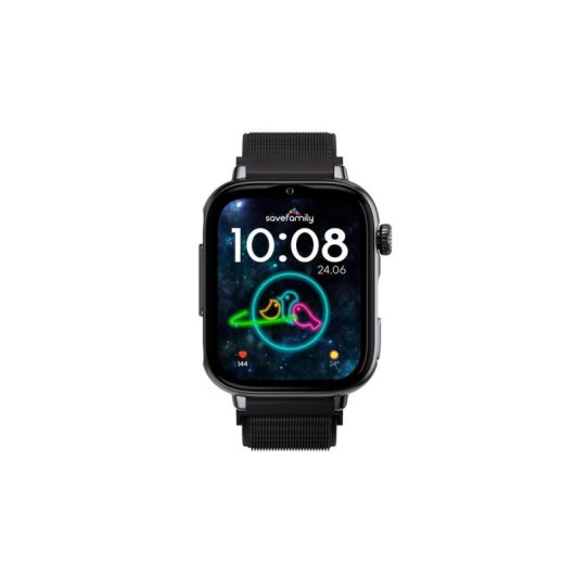 SaveFamily SaveWatch Plus 2 4G GPS 1,85" Negra Correa Negra IP68 Alerta SOS