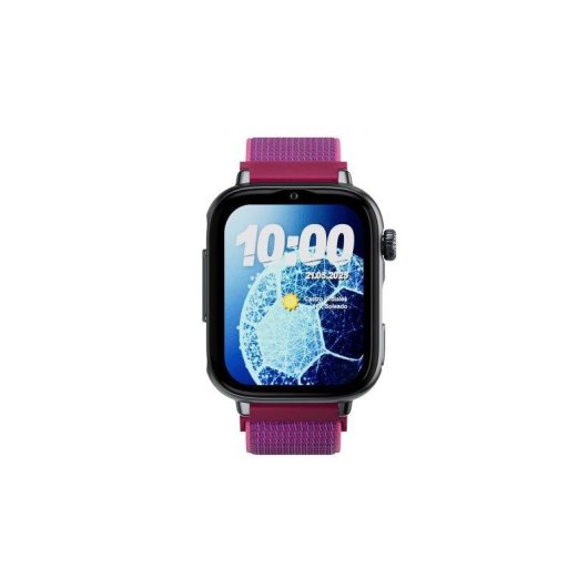 SaveFamily SaveWatch Plus 2 4G GPS 1,85" Nero Cinturino Lampone IP68 SOS