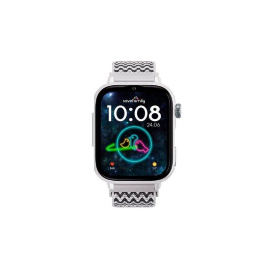 SaveFamily SaveWatch Plus 2 4G GPS 1,85" Bianco Cinturino Zig Zag IP68 SOS
