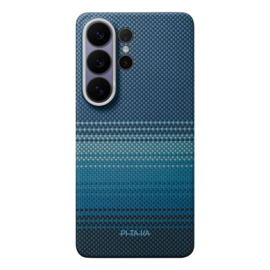 Capa para Telemóvel PITAKA KS2602 Ultra Fina Fibra de Aramida Azul com Anel Magnético para Galaxy S26