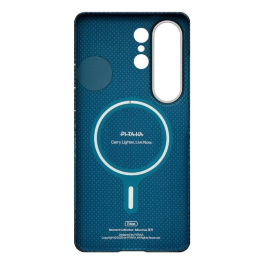 Capa para Telemóvel PITAKA KS2602 Ultra Fina Fibra de Aramida Azul com Anel Magnético para Galaxy S26