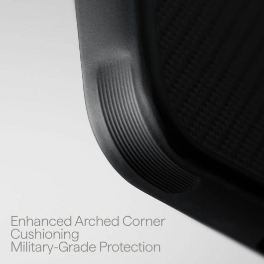 Pitaka Military Hülle Aramidfaser Schwarz/Grau mit Magnetring für Galaxy S26 Ultra