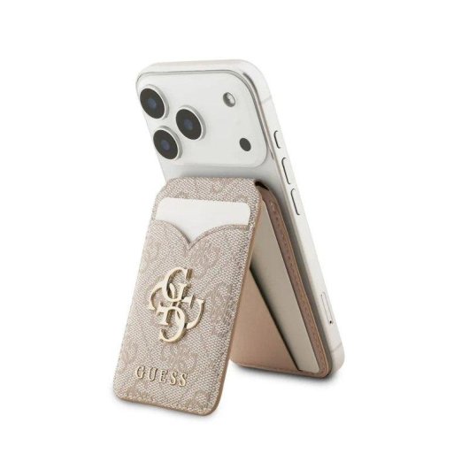Kartenhalter Guess Cg Mobile 4G mit Spiegel MagSafe kompatibel rosa