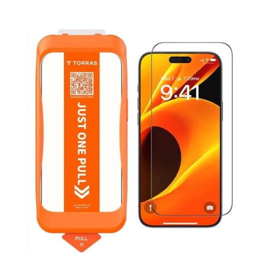 Protecao de ecra TORRAS iPhone 17 Instafit Transparente