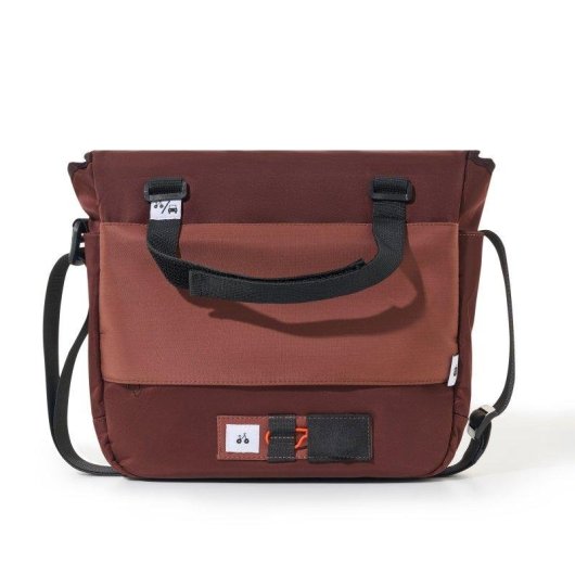 Borsa a tracolla Outin Flex Messenger Resistente allAcqua Marrone Caldo
