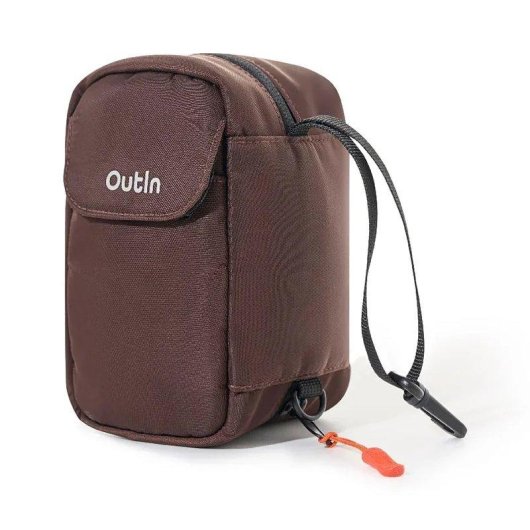 Outin Gear Pouch Funda Compacta Marrón Cálido