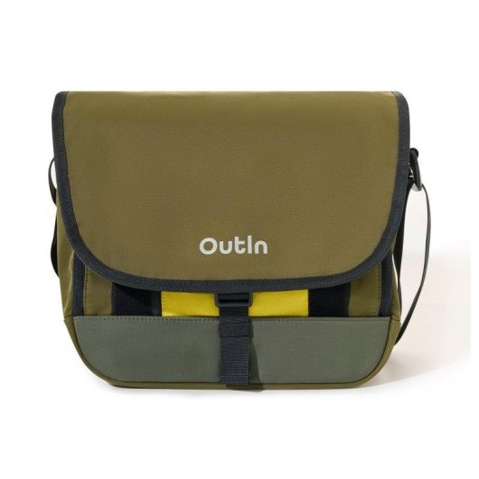Saco Messenger Outin Flex à prova de agua Verde