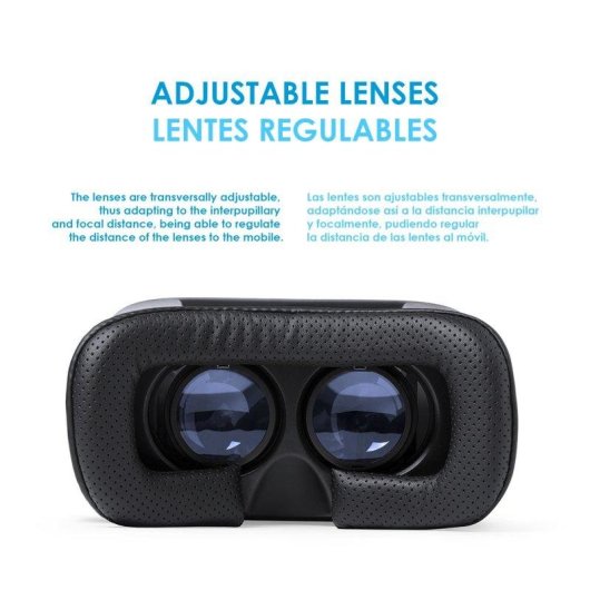 Dam Electronics Bercley AR-Brille VR für Smartphone verstellbar komfortabel