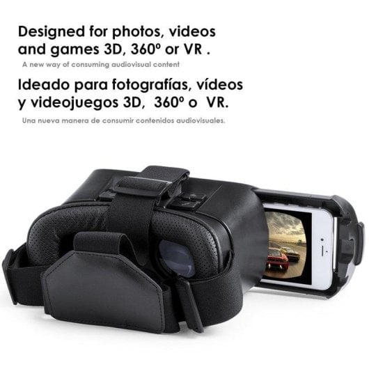 Dam Electronics Bercley AR-Brille VR für Smartphone verstellbar komfortabel