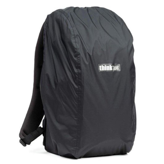 Mochila Think Tank para cámaras fotográficas con tirante para hombro y protector de lluvia