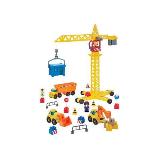 ECOIFFIER Abrick Travaux Publics 2969 Set Parque de Obras 6 piezas
