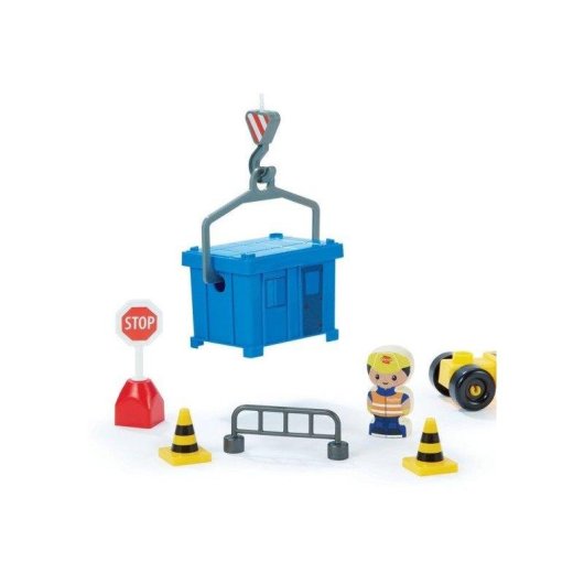 ECOIFFIER Abrick Travaux Publics 2969 Set Parque de Obras 6 piezas