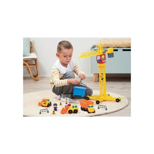 ECOIFFIER Abrick Travaux Publics 2969 Set Parque de Obras 6 piezas