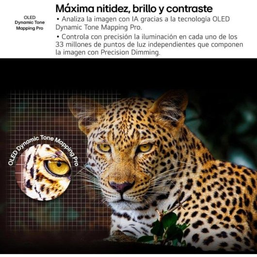 TV LG OLED evo AI OLED55C54LA 55" 4K UltraHD 120Hz Smart TV WebOS Dolby Vision + Cable HDMI 2m