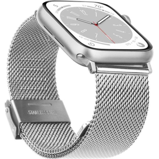 Just in Case Milanaise Armband Apple Watch 40/41/42mm Edelstahl