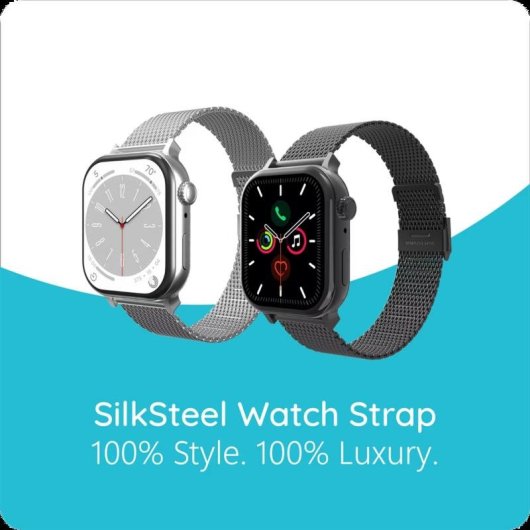 Just in Case Milanaise Armband Apple Watch 40/41/42mm Edelstahl