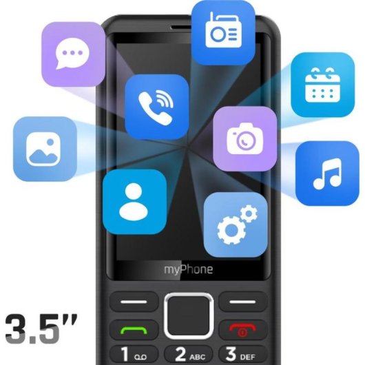 Myphone 3510 4G 3,5" Dual SIM USB-C Funcional Preto