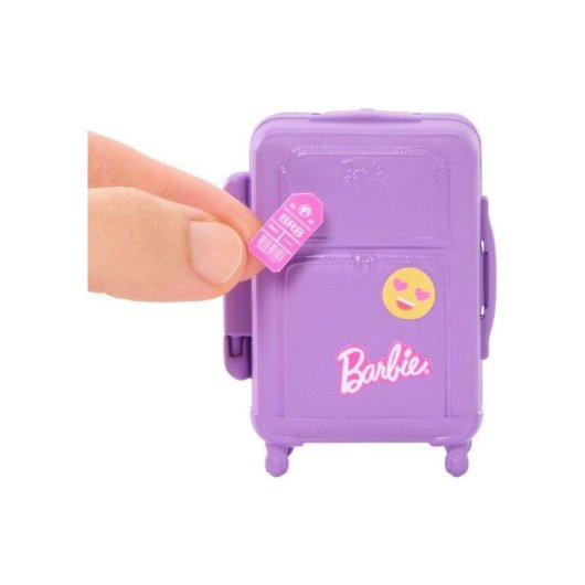 Conjunto de Brinquedo Barbie Baggage Claim JMJ49 com Boneca e Acessórios