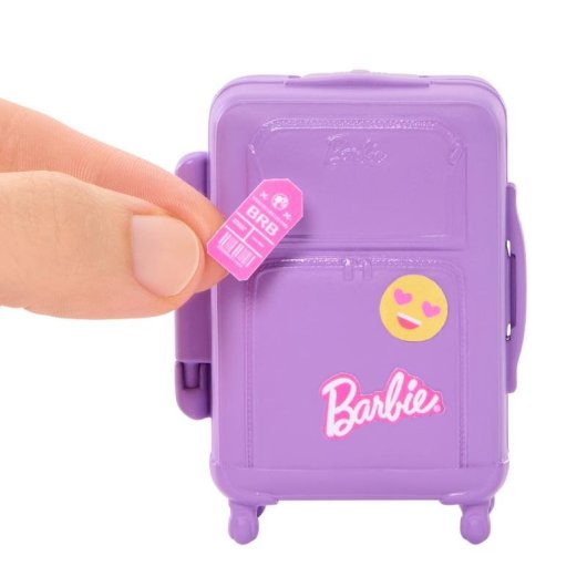 Conjunto de Brinquedo Barbie Baggage Claim JMJ49 com Boneca e Acessórios