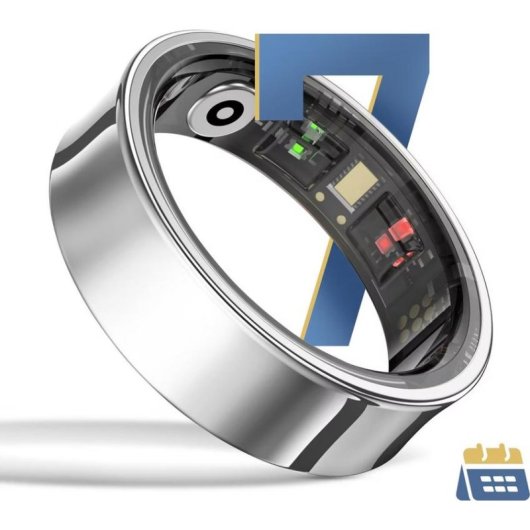 Anello intelligente Avizar R09 Taglia 12 Bluetooth IPX5 Autonomia 7 giorni Argento