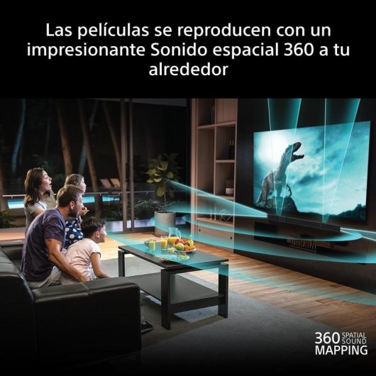 Barra Audio Sony HTA7100KIT 5.0.2 100W Bluetooth WiFi Dolby Atmos Nera