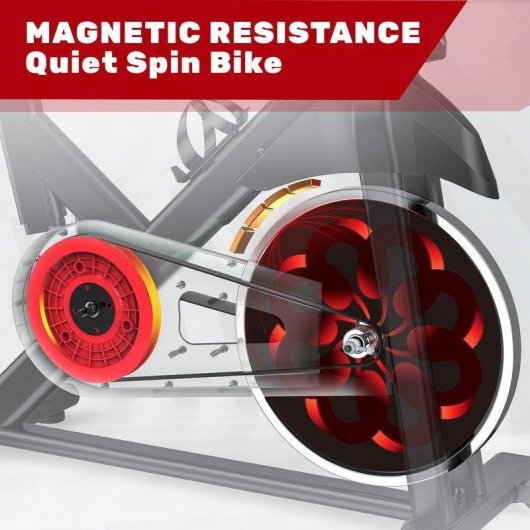 Bicicleta Estática HomeFitnessCode Magnética 6 kg, 100 Niveles, Ajuste Avanzado
