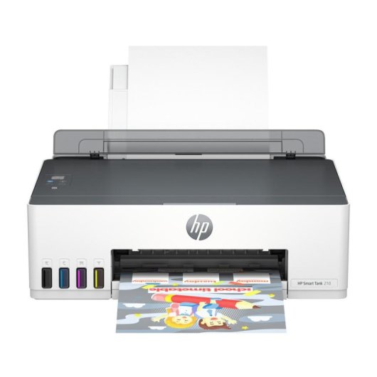 Impressora jato de tinta Wi-Fi HP Smart Tank 210 com duplex e sem margens