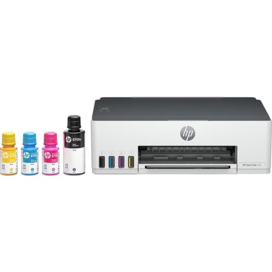 Impressora jato de tinta Wi-Fi HP Smart Tank 210 com duplex e sem margens
