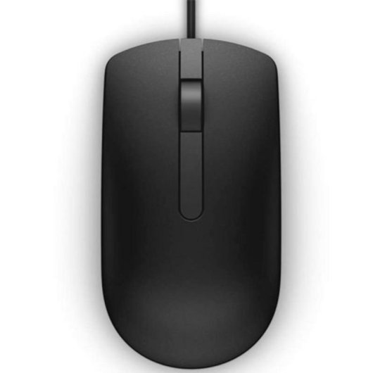 Ratón Dell MS116 Óptico USB tipo A 1000 DPI Negro Ambidextro