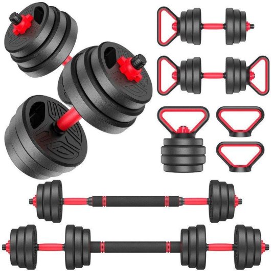 Verstellbare Kurzhantel 5 in 1 HomeFitnessCode 20 kg