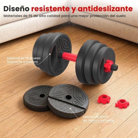 Verstellbare Hanteln HomeFitnessCode 5-in-1 25 kg