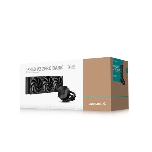 Refrigeração Líquida Deepcool LE360 V2 ZERO DARK 402mm 3 Ventoinhas ARGB