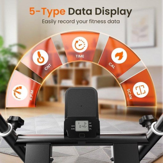 Faltbarer Stepper Treppen-Design HomeFitnessCode LCD 120 kg Schwarz