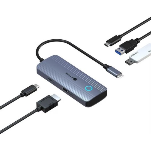 Docking Station Icy Box IB-DK4081-SO USB-C 4K HDMI 85W