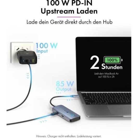 Docking Station Icy Box IB-DK4081-SO USB-C 4K HDMI 85W