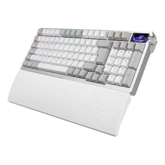 Clavier ASUS ROG Azoth 96 HE magnétique avec OLED, RGB et connexion tri-mode QWERTZ allemand