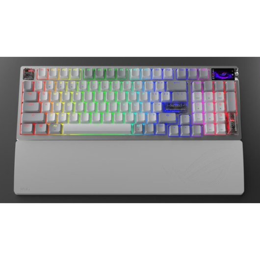 Clavier ASUS ROG Azoth 96 HE magnétique avec OLED, RGB et connexion tri-mode QWERTZ allemand