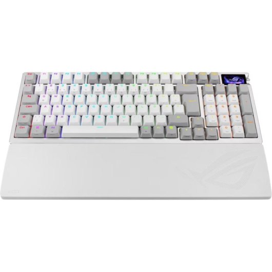 Clavier ASUS ROG Azoth 96 HE magnétique avec OLED, RGB et connexion tri-mode QWERTZ allemand