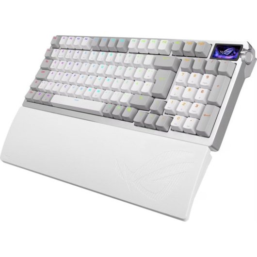 Clavier ASUS ROG Azoth 96 HE magnétique avec OLED, RGB et connexion tri-mode QWERTZ allemand