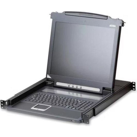 KVM Schalter Aten CL1000M LCD Konsole 17 Zoll Rack 1U