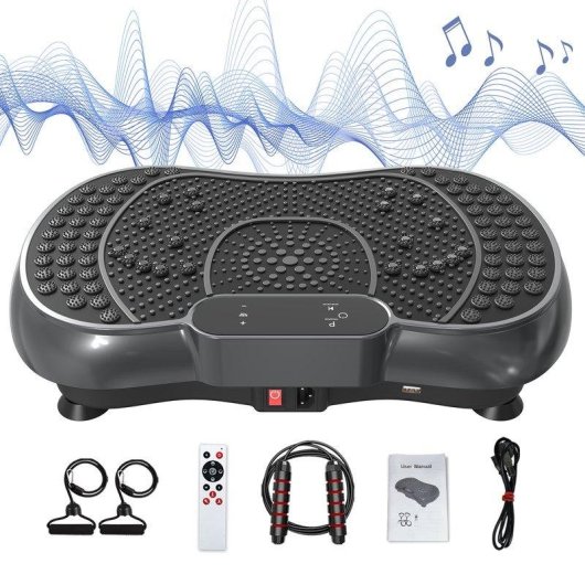 Plataforma vibratoria de fitness HomeFitnessCode 99 niveles Bluetooth mando a distancia