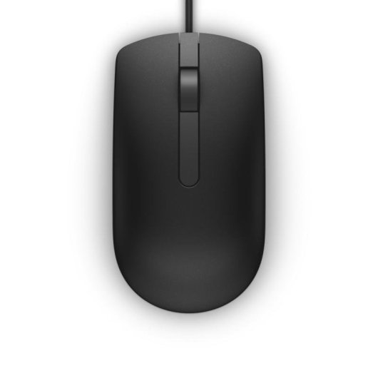 Ratón Dell MS116 USB Optique 1000 DPI Noir Ambidextre Câblé