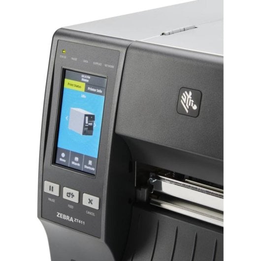 Impresora térmica Zebra ZT411 con conectividad alámbrica e inalámbrica y pantalla color