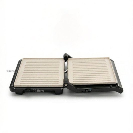 Sandwichera Nilson Life 750W Placas Cerámicas Desmontables 2 Rebanadas